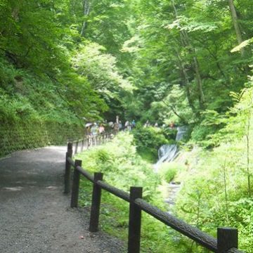 白糸の滝　軽井沢観光